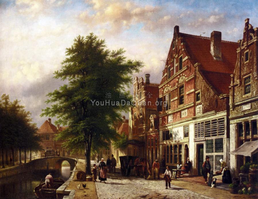 Johannes Franciscus Zuiderhavendijk In Enkhuizen - 扬·雅各布·柯恩拉德·施普勒